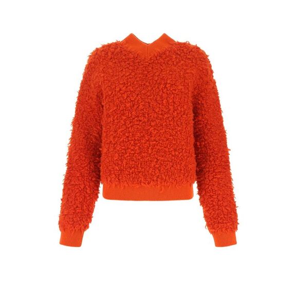 Bottega Veneta Women Red Boucle Sweater